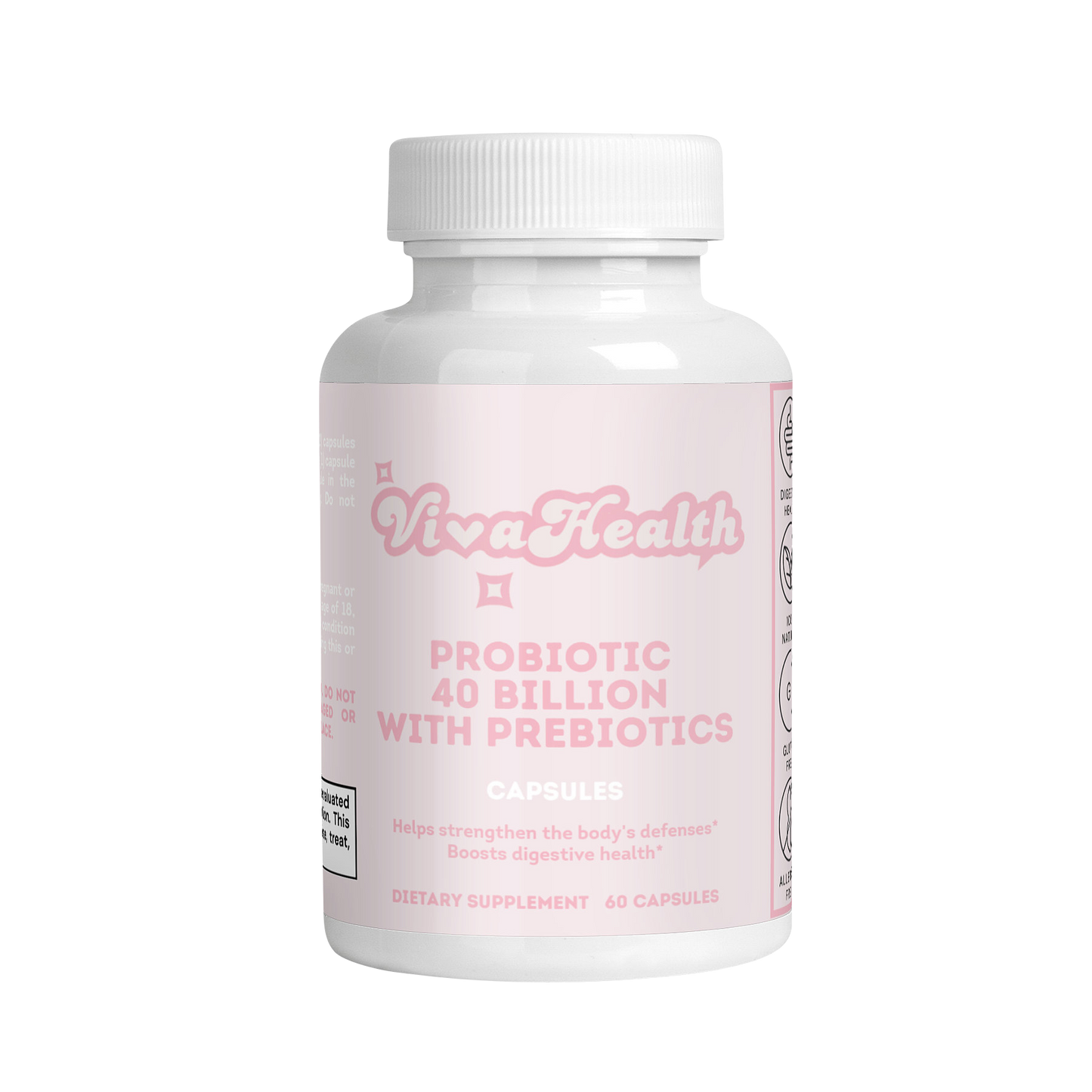 Probiotic 40 Billion with Prebiotics